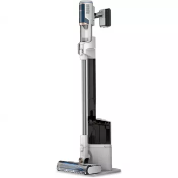 Sharkclean BU3521EU steelstofzuiger/elektrische bezem 2-in-1 steelstofzuiger accu droog zakloos 21,6 W blauw, wit