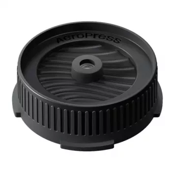 AeroPress Flow Control Filter Cap afdekking voor koffiezetapparaat zwart