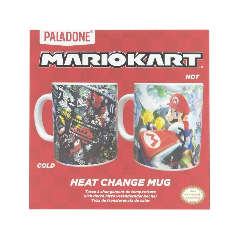 Beker Paladone Mario Kart warmtegevoelig meerkleurig PP8307NN