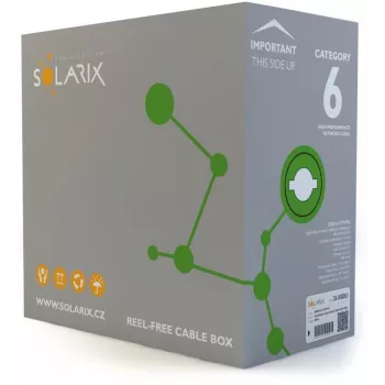 Solarix CAT6 UTP PVC Eca installatiekabel 305 m