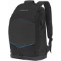 Laptoprugzak Tellur TLL611282 met USB-aansluiting en verlichte streep, zwart