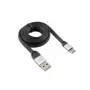 Sbox USB 2.0-Type-C/2.4A zwart/zilver 1,5 m