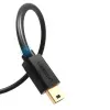 Ugreen USB-kabel - Mini-USB 480 Mbit/s 3 m US132 (zwart)