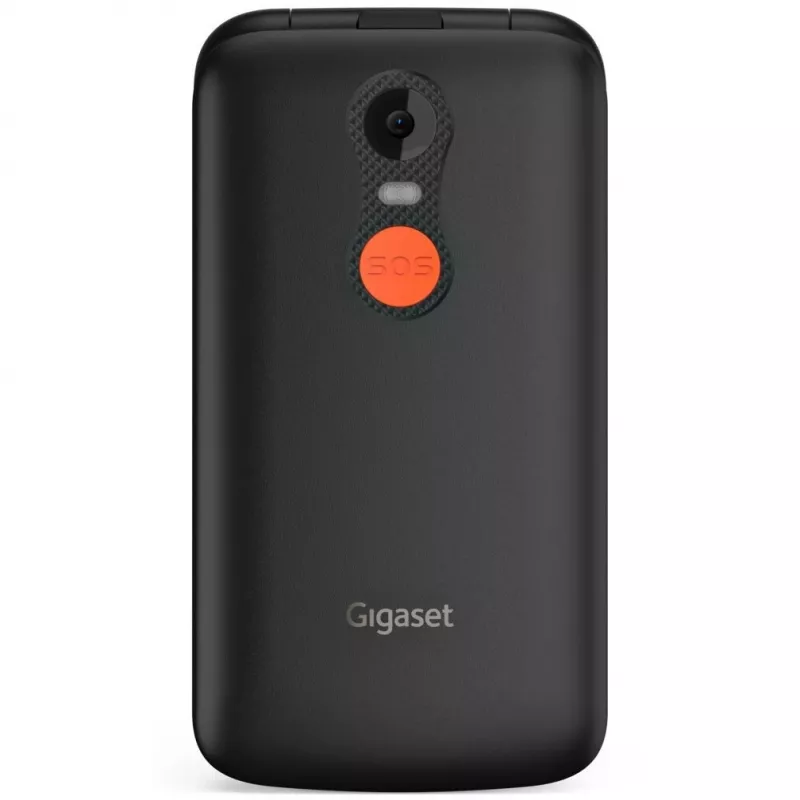Gigaset GL595 seniorentelefoon 7,11 cm (2,8 inch) Dual SIM, SOS-knop, spat- en stofbestendig, 32 MB RAM, microSD-sleuf, zwart