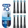 Vervangende tandenborstelkoppen Oral-B IOUR8BK 8-pack, zwart