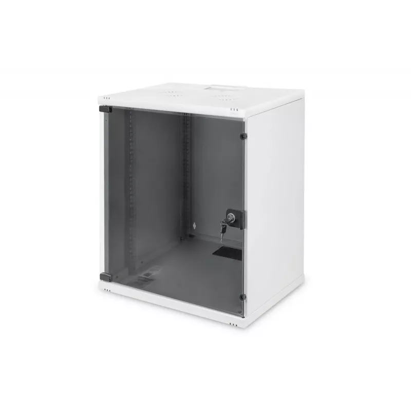 DIGITUS Compact Series DN-19 12-U-S-1 - wandkast - lichtgrijs, RAL 7035 - 12U - 48,3 cm (19) (DN-19 12-U-S-1)