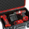 Gereedschapskoffer Einhell E-Case S-F zwart rood
