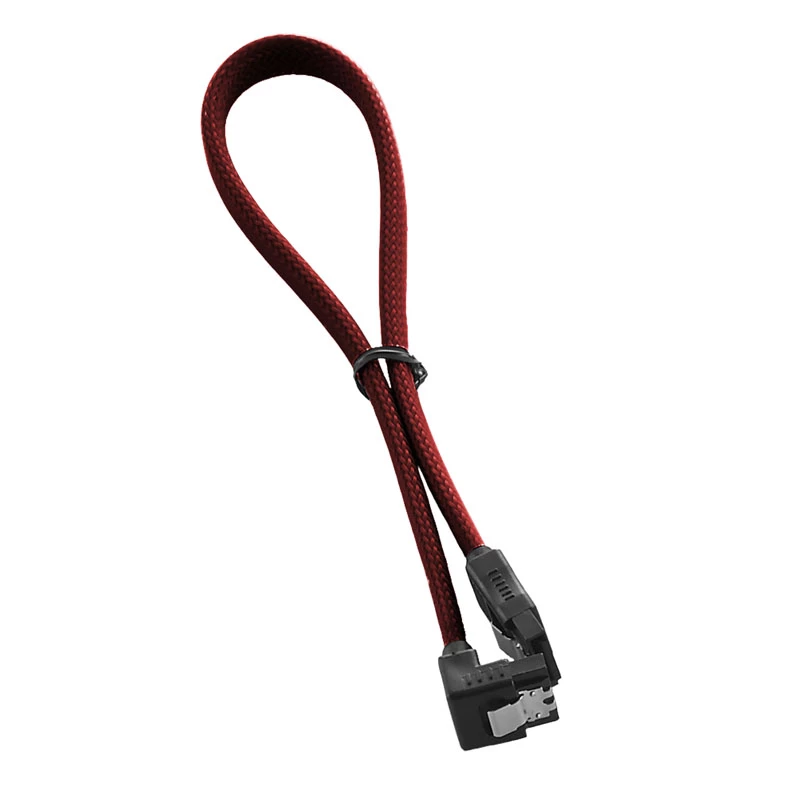 ModMesh SATA-3-kabel haaks 30 cm – bloedrood – kabel – digitaal/data (CM-CAB-RSAT-N30KBR-R)
