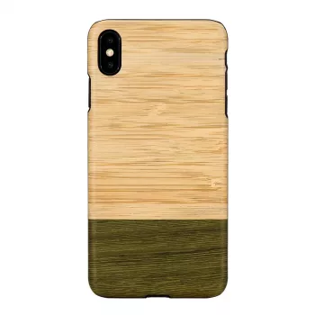 Smartphonehoesje man and wood voor iPhone X/XS — bambuswald zwart