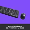 Logitech Wireless Combo MK220 - Toetsenbord-muisset - draadloos - 2,4 GHz - Italiaans - Donkergrijs (920-003721)