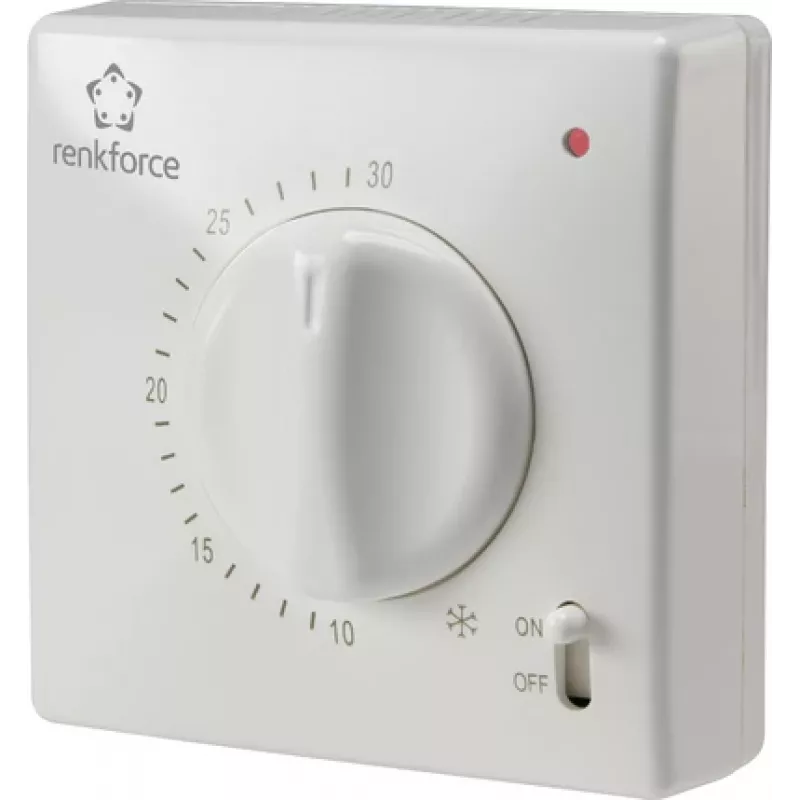 Ruimtethermostaat Renkforce TR-93 programmeerbaar, temperatuurbereik 5–30°C