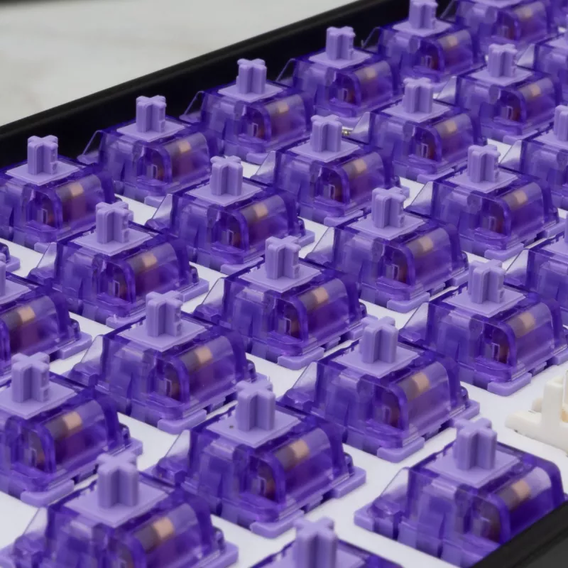 White Shark Purplepulse mechanische toetsenbordschakelaars 65 stuks