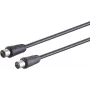 Coaxkabel S/CONN 80028-128S 10 m IEC zwart