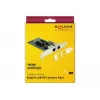 Delock PCIe-kaart 2x Gigabit LAN netwerkadapter