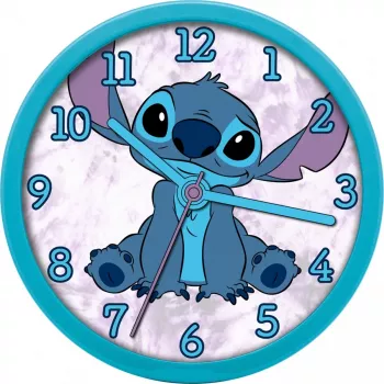 Wandklok Kids Euroswan Stitch 25 cm