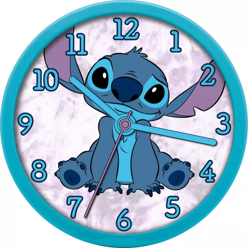 Wandklok Kids Euroswan Stitch 25 cm