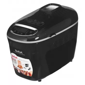 Broodmachine Tefal PF611838 — 1600 W, 1,5 kg capaciteit, 19 programma's, touchbediening, zwart