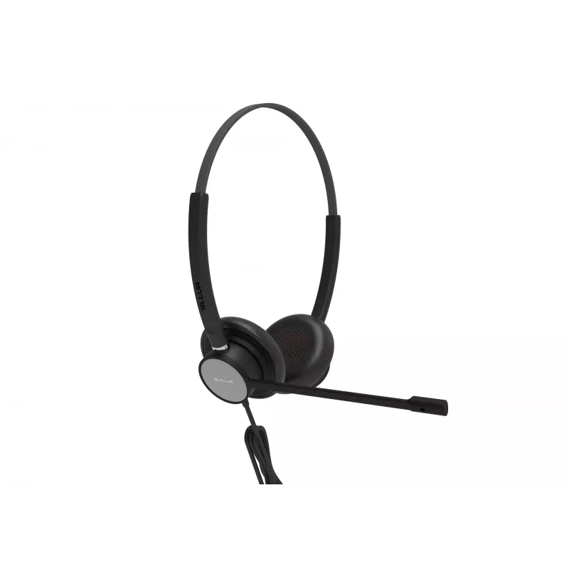 Headset Tellur Voice 420 bedrade headset binaural zwart TLL411006