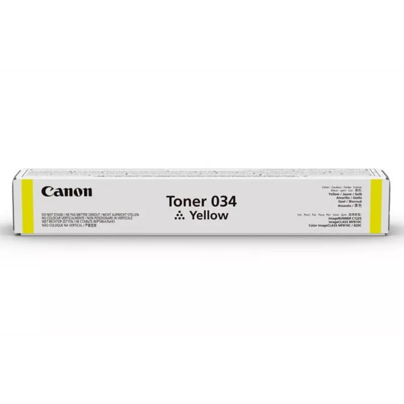 Canon 034 tonerpatroon 1 stuk origineel geel
