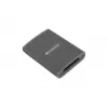 Transcend RDE2 kaartlezer USB 3.2 Gen 2 Type-C grijs