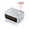 Clock Muse M-178 PW digitaal zilver wit