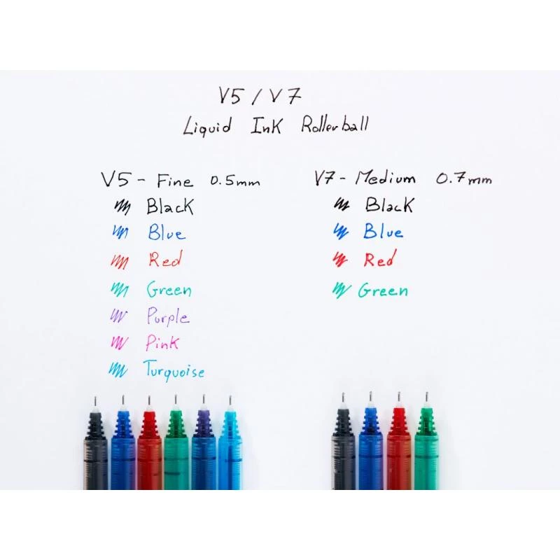 Pilot Hi-Tecpoint V5 BX-V5-L rollerball met dop, blauw