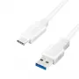 LogiLink USB-kabel USB 3.2 Gen1 (USB 3.0 / USB 3.1 Gen1) USB-A-stekker, USB-C-stekker 0,50 m wit CU0173