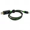 USB-kabel RealPower A/Micro-USB B 0,75 m