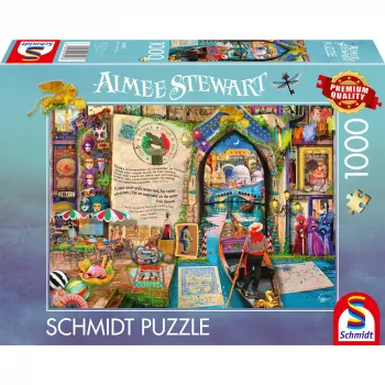 Puzzel Schmidt Spiele Aimee Stewart: Herinneringen aan Venetië — 1000 stukjes