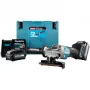Makita GA013GM201 - haakse slijper - accu - 125 mm - 2 accu's, oplader meegeleverd - 40 V (GA013GM201)