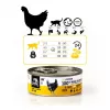 3COTY kip - natvoer voor katten - 80g