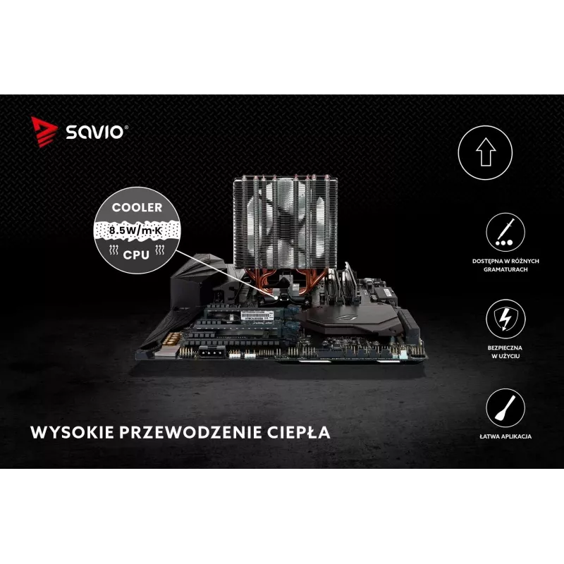 Warmtegeleidingspasta SAVIO TG-02 8,5 W/mK 2 g