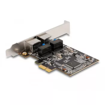 Delock PCI Express x1 kaart naar 2 x RJ45 Gigabit LAN RTL8111 (88615)