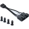Fractal Design Venturi HP-12 PWM 120mm behuizingsventilator – zwart