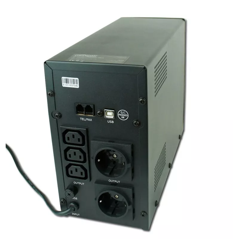 Gembird EG-UPS-033 UPS (noodstroomvoorziening) line-interactive 1200 VA 720 W 3 AC-uitgangen