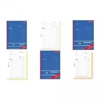Herlitz 880534 Orderboek A5, 3 x 40 vel, zelfkopiërend