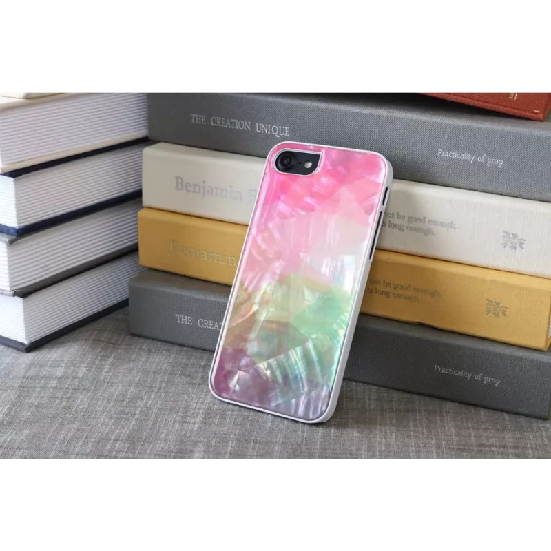 iKins hoesje voor Apple iPhone 8/7 – waterbloempatroon, wit