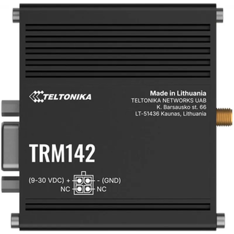 Industriële 4G-modem TELTONIKA TRM142 — LTE-connectiviteit, compact industrieel ontwerp