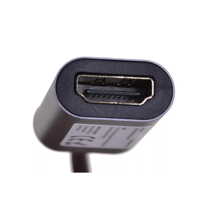 UNITEK V1420A videokabeladapter 0,15 m USB Type-C HDMI grijs