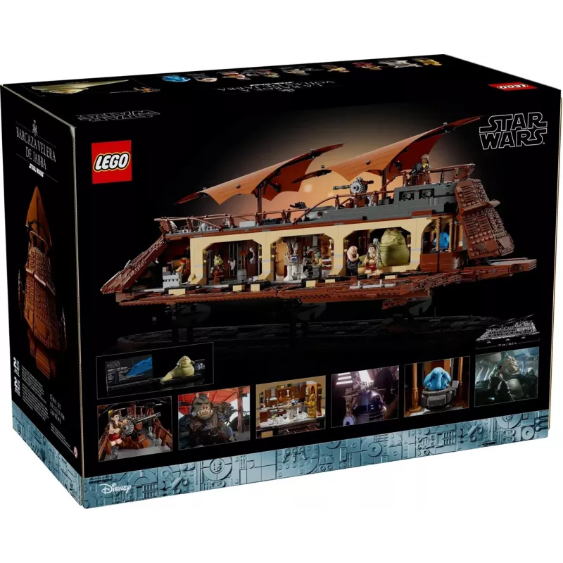LEGO Star Wars set Jabba's Barge 75397 – 3943 onderdelen, 11 minifiguren, leeftijd 18+