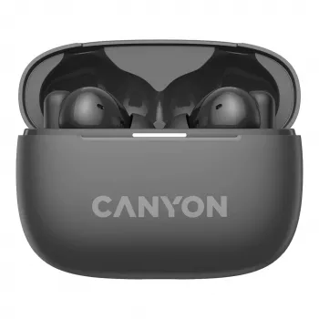 Canyon CNS-TWS10BK Hoofdtelefoon en headset True Wireless Stereo (TWS) In-ear voor bellen/muziek/sport/dagelijks gebruik USB Type-C Bluetooth Zwart (CNS-TWS10BK)