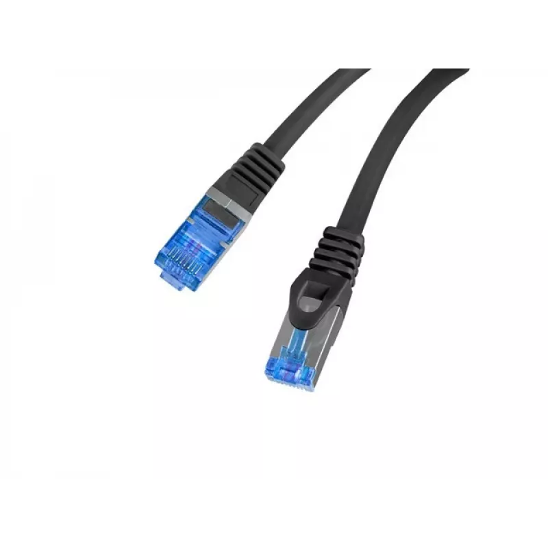 Netwerkkabel Lanberg PCF6A-10CC-0025-BK RJ45 Cat6a 0,25m zwart