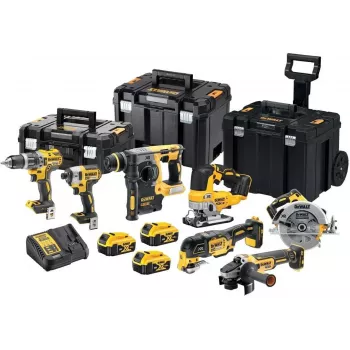 Accu-gereedschapsset DeWalt DCK755P3T — 14-delige kit met lithium-ion-accu's