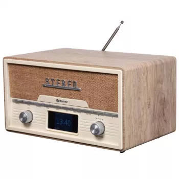 Persoonlijke cd-speler Denver MDA-525LW hout 10 W DAB+ FM