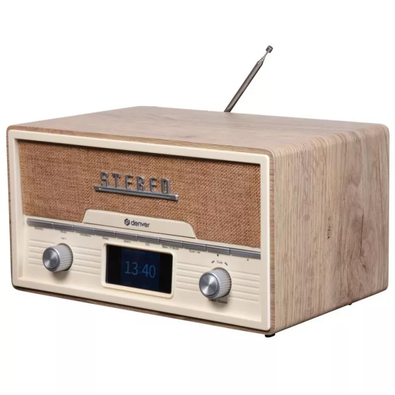 Persoonlijke cd-speler Denver MDA-525LW hout 10 W DAB+ FM