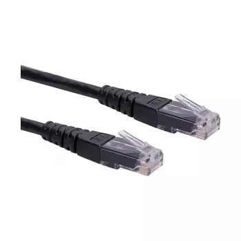 ROLINE-patchkabel Cat.6 klasse E UTP zwart 0,3m