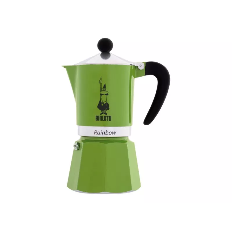 Bialetti Rainbow mokakan zwart, groen