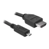 DeLOCK - video-/audiokabel - HDMI - 32 AWG - HDMI, 19-polig (M) - 19-polig Micro-HDMI (M) - 3 m (82663)