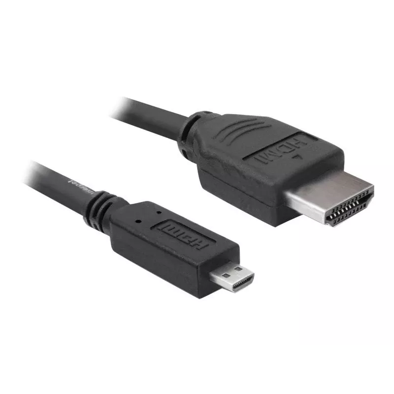 DeLOCK - video-/audiokabel - HDMI - 32 AWG - HDMI, 19-polig (M) - 19-polig Micro-HDMI (M) - 3 m (82663)