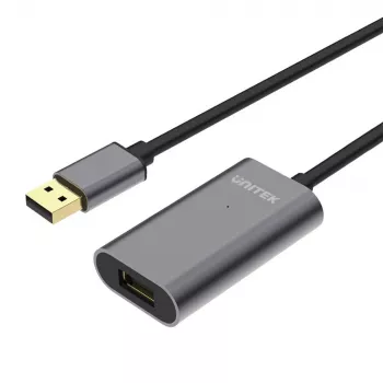 USB-kabel UNITEK Y-271 5 m USB 2.0 grijs